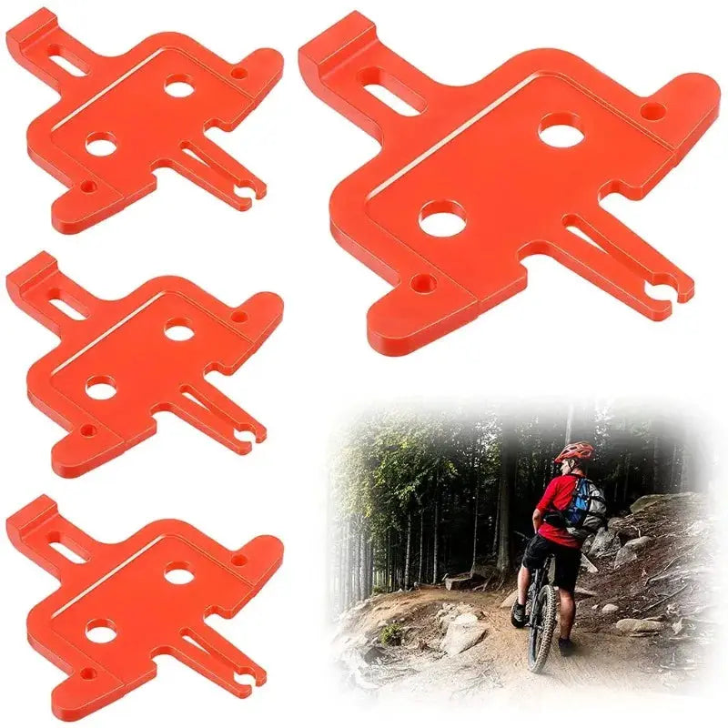 Pack of 4 Bicycle Brake Spacer Discs for Hydraulic Disc Brakes Mountain Bike Professional Portable Outdoor Cycling Parts