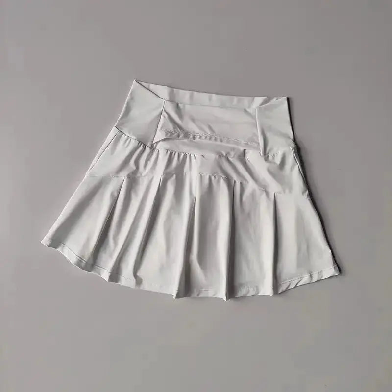 ZenFlex Womens High Waist Sports Short Skirt Quick Dry Performance For Yoga Running Tennis Golf