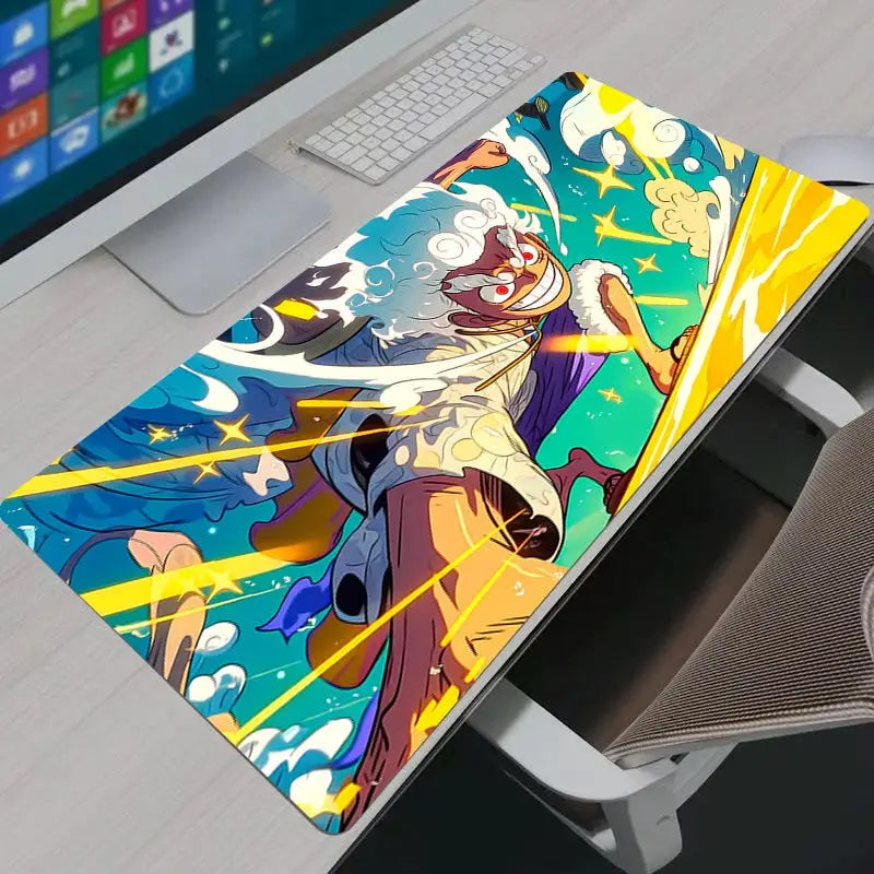 One Piece Luffy Anime Mouse Pad XXL Large Gaming Desk Mat For Keyboard And Mouse