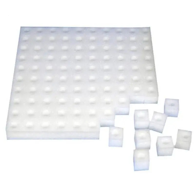 Hydroponic Seedling Sponge Plugs 100 Pcs Per Sheet For Soilless Cultivation Garden Nursery Pots Trays