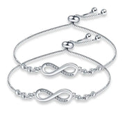 925 Sterling Silver Lucky Symbol Zircon Bracelet For Women Romantic Valentines Day Jewelry Gift Luxury