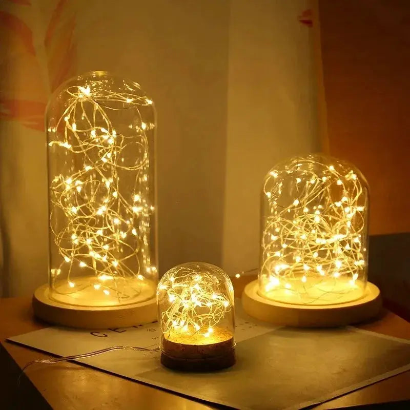 Fairy Lights String With Button Battery Pack 1 5 10 For Home Decor Bedroom Garden Christmas Wedding New Year Garland