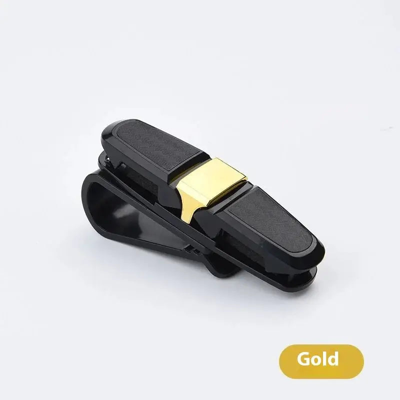 80 Degree Rotating Multi Functional Car Eyeglass Storage Clip Bidirectional Automobile Eyeglass Holder for Easy Access