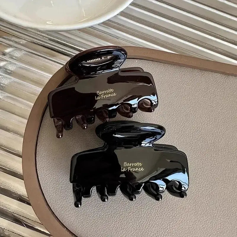 NovaLocks 5.5cm Acetate Hair Crabs Red Clips For Girls And Women Durable Secure Hair Ties With Korean Fashion Appeal