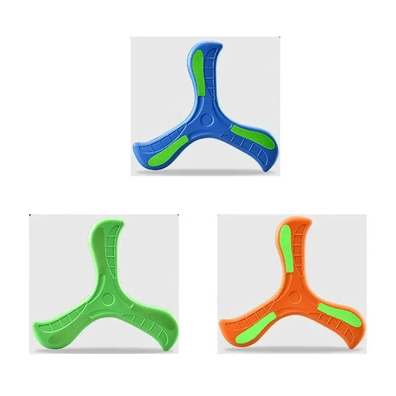 3 Pack LED Light Up Soft Boomerangs Night Glow Flying Toy For Outdoor Park Fun Kids And Adults