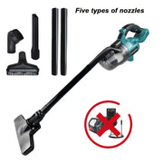 Cordless Handheld Vacuum Cleaner for Makita 18V Battery Portable Cleaning on Hard Floors Carpets Cars and Pet Hair