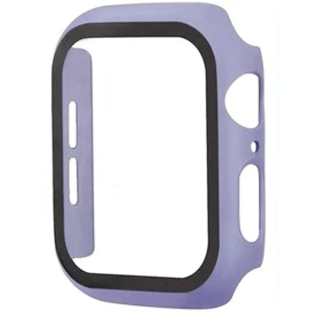 Glass+Cover For Apple Watch case 10 9 8 7 6 SE 5 iWatch Accessorie Screen Protector iWatch series 46mm 44mm 40mm 41 45mm 38 42mm
