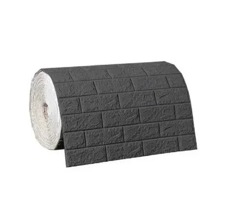Retro Brick Wall Decor Self Adhesive 3D Brick Pattern Wall Sticker Roll PE Foam Wallpaper For Quick Room Update