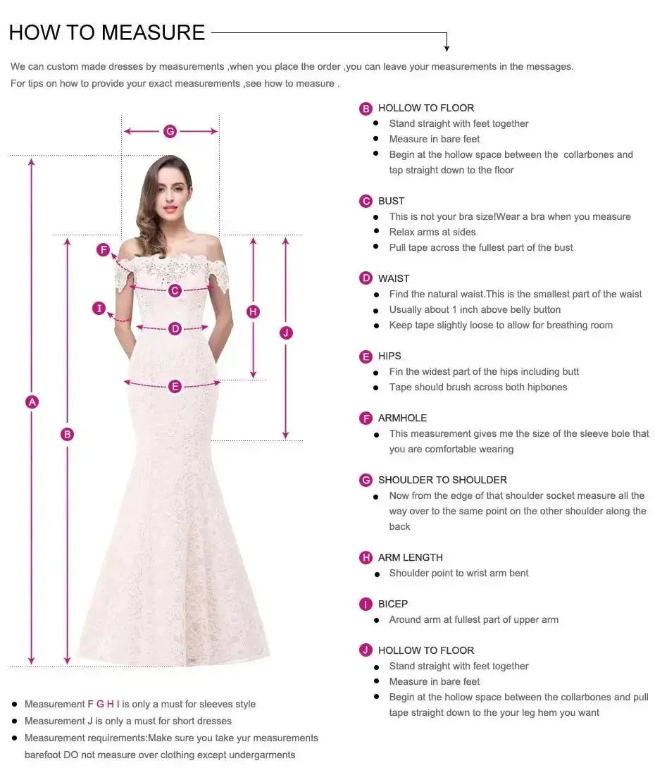 Simples Market BABYONLINE Elegant Satin Skirt measurement guide on a model wearing a white dress with measurements