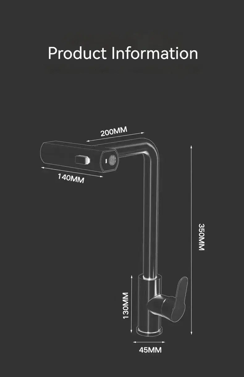 Pull-out kitchen faucet, grey/silver, deck-mounted with flexible hot/cold flow, stream/shower mode