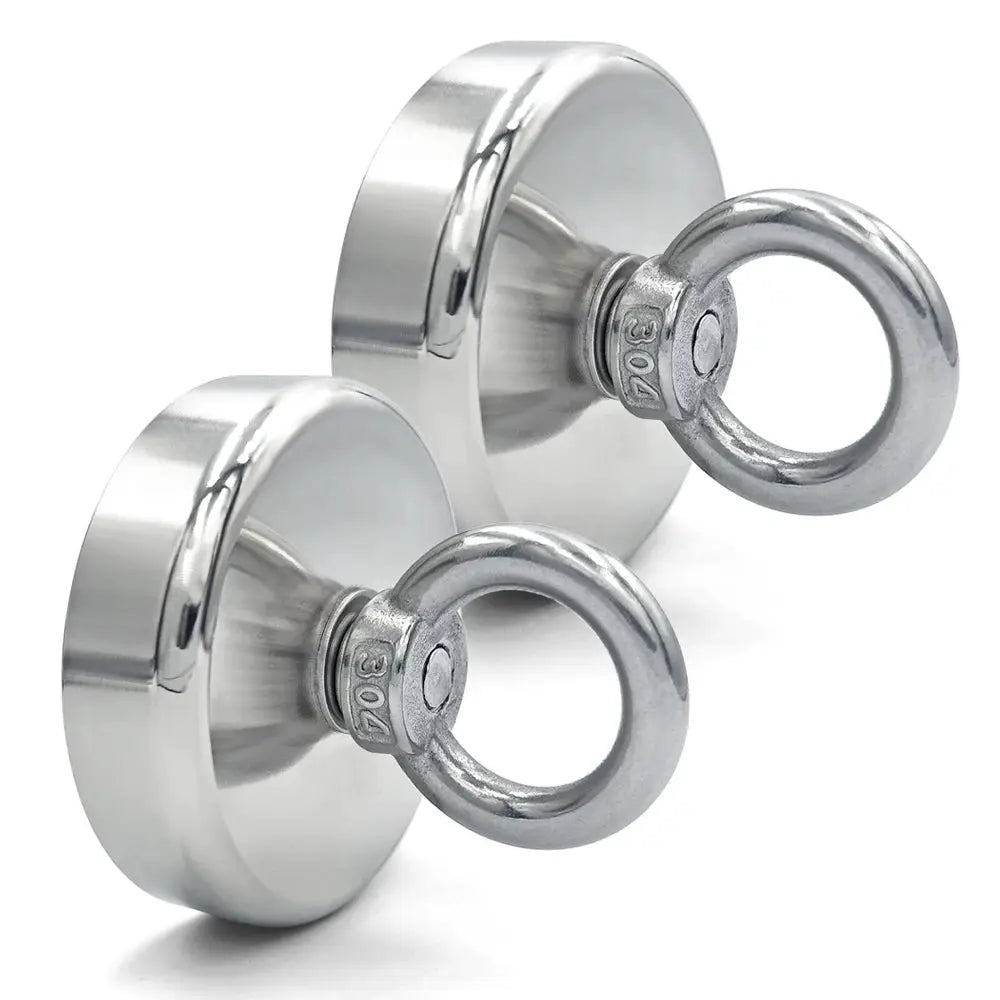 Neodymium Fishing Magnet N52 With Countersunk Eyebolt Salvage