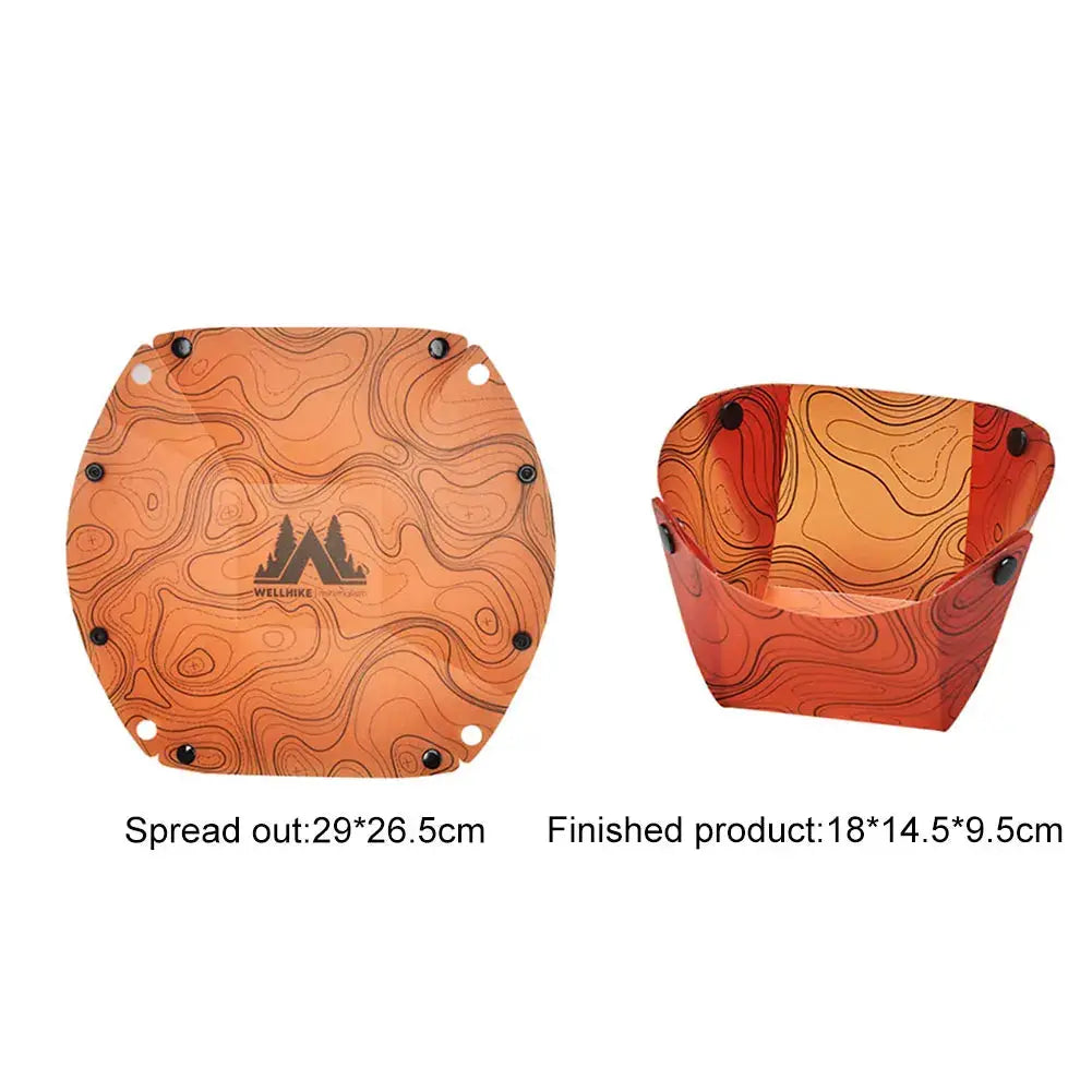 Outdoor Lightweight Folding Tableware Set Bowls Plates Cups Coffee Filter Funnel Heatproof Food Grade Easy To Clean