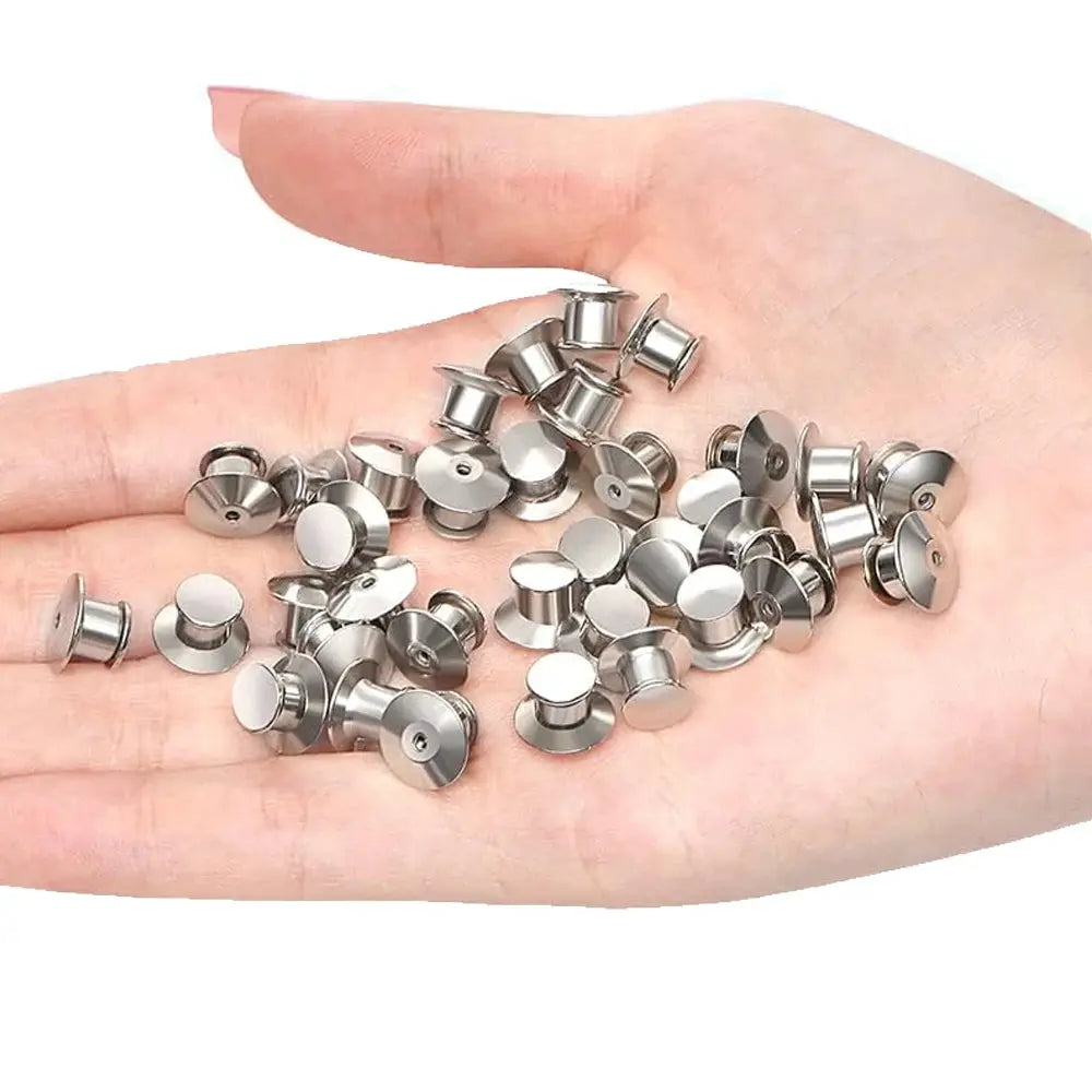 10 30 50 PCS Safety Brooch Lock Metal Pins Back Keeper Caps Clasps for DIY Jewelry Making Copper Findings