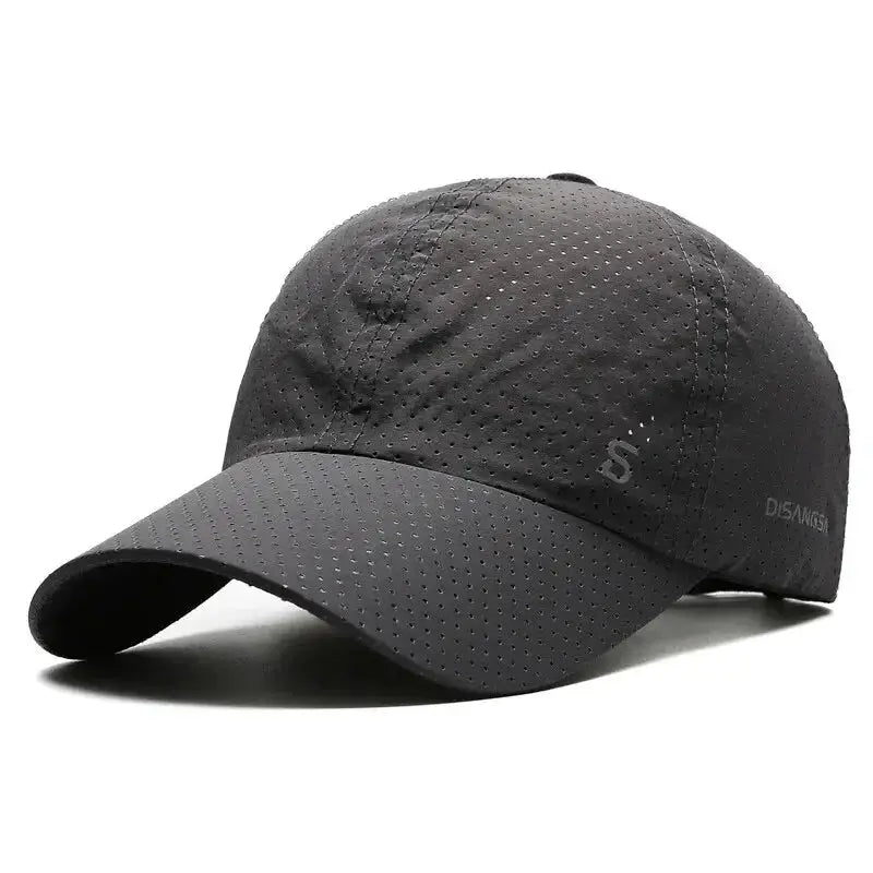 Original Design Running Cap For Men Quick Dry Breathable Duckbill Visor Baseball Cap For Outdoor Running And Fishing