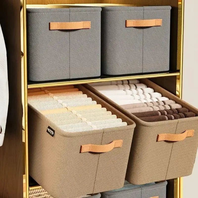Heavy Duty Clothes Organizer For Wardrobe Storage Cabinets And Drawers To Store Pants Sweaters Jeans And More