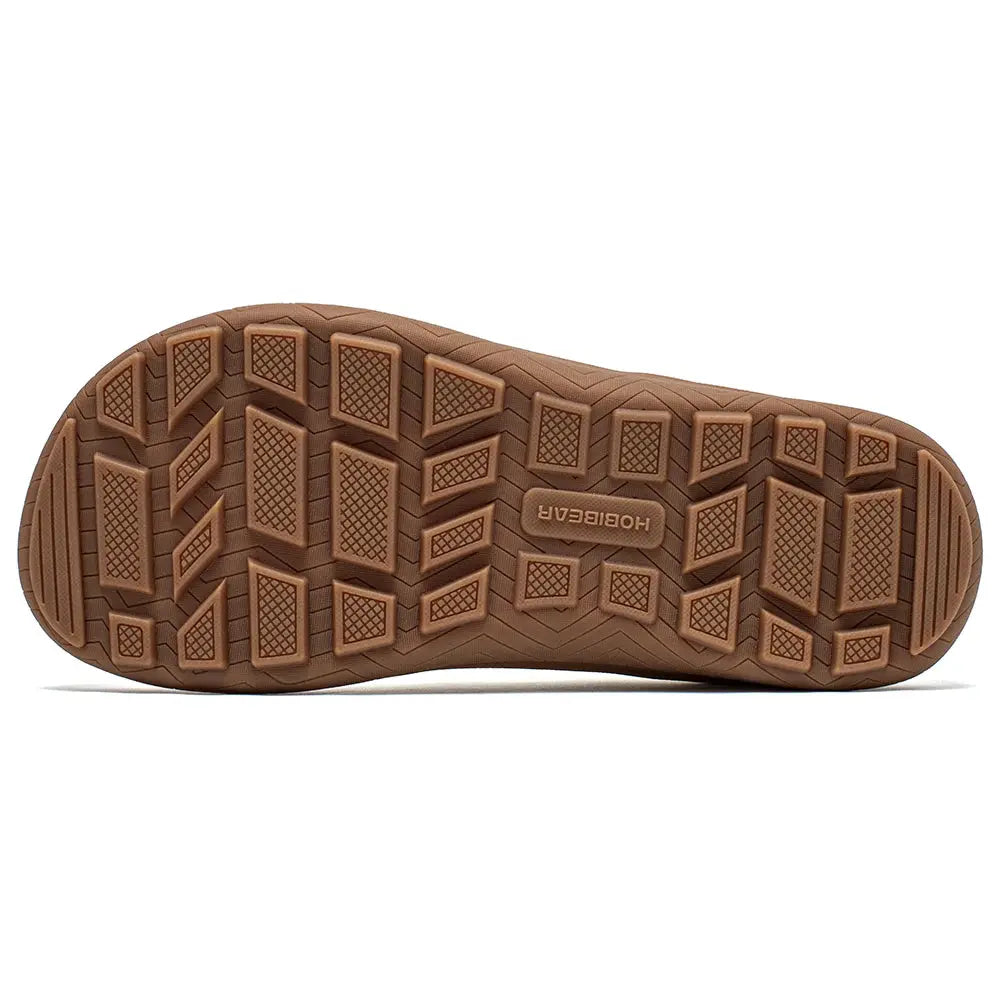 HOBIBEAR barefoot minimalist shoes sole, brown rubber outsole with rugged tread