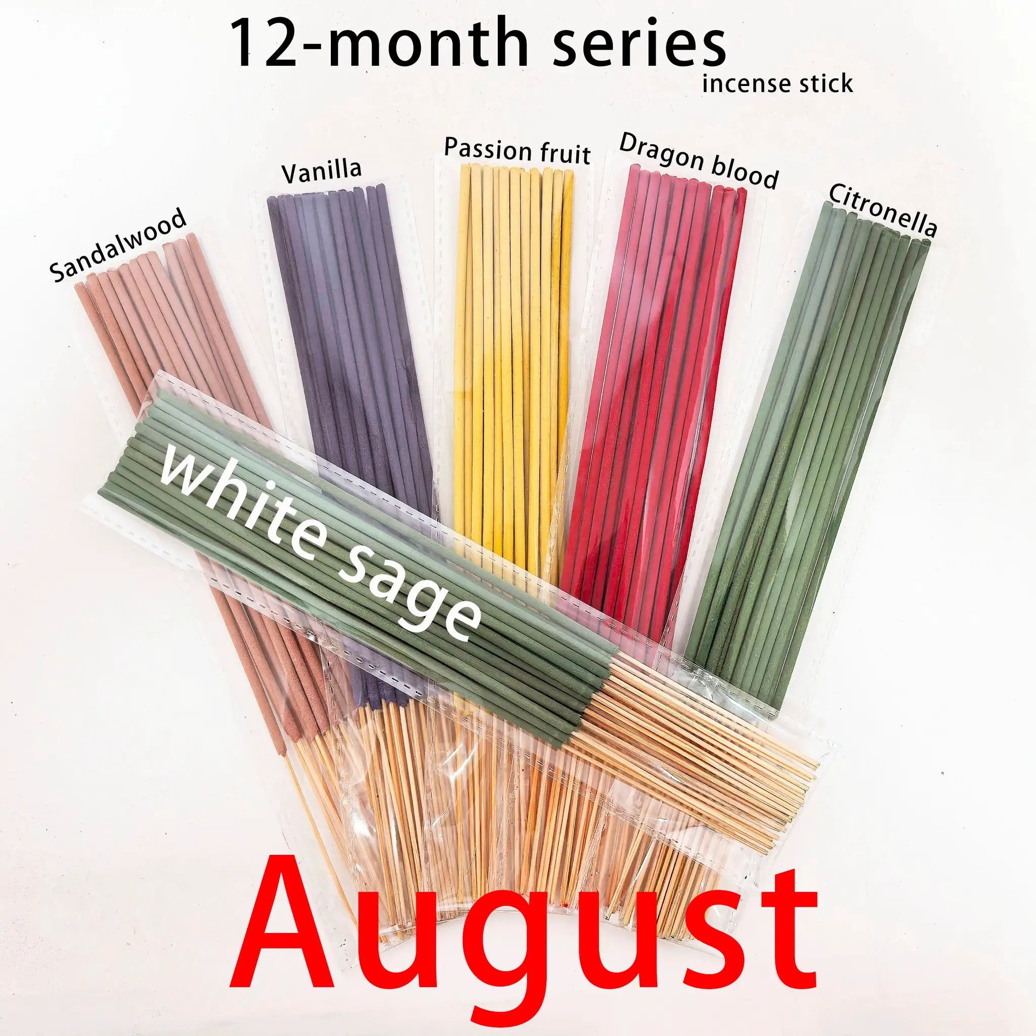 6 Sets Of 126 Incense Sticks Assorted Scents For Purification Meditation Yoga And Home Use Gift