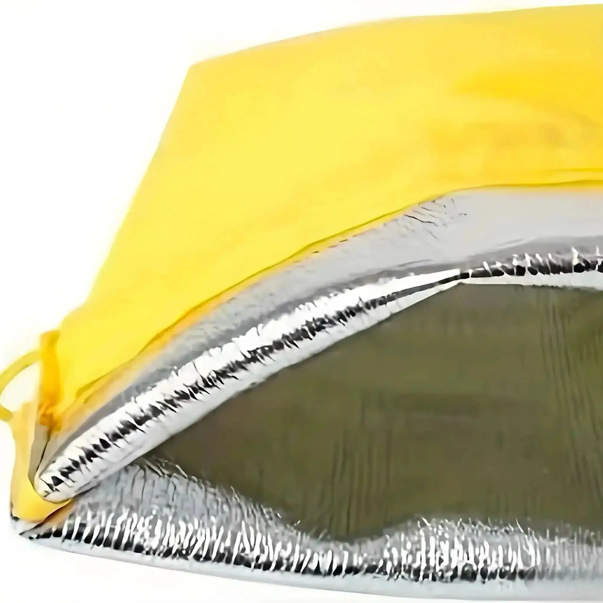 Banana storage bags, yellow with insulated aluminum foil lining