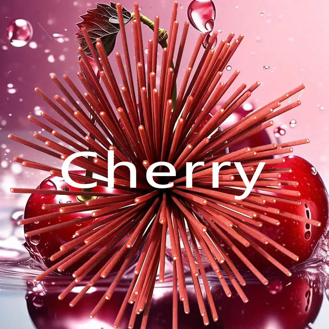 Handmade Cherry Fragrance Incense Sticks 22 Cm Indoor Outdoor Use For Yoga Meditation Camping Travel