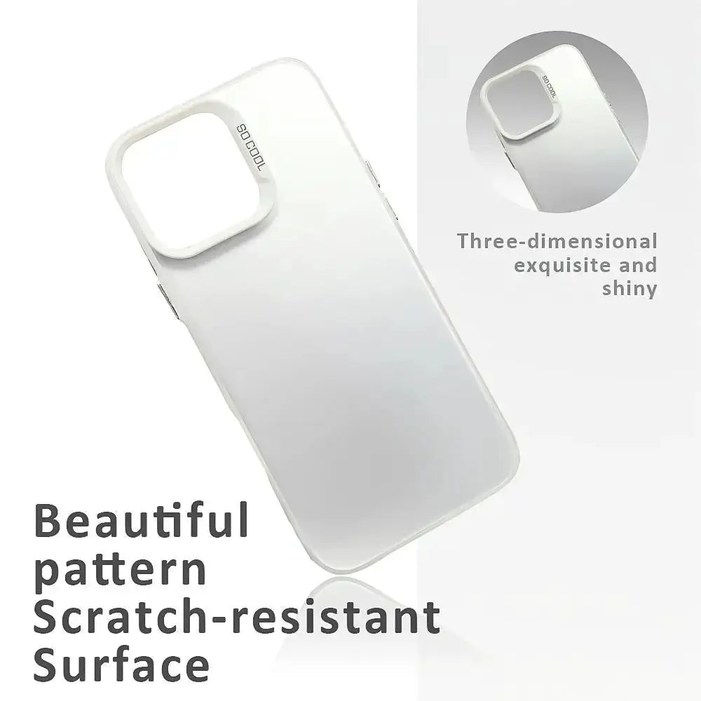 V-Vagabond Samurai Anime iPhone case, clear matte finish with a large square camera ring, shockproof by Simples Market