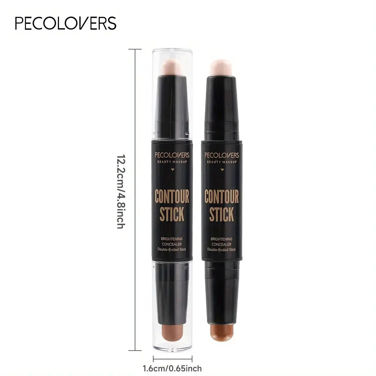 GlowPro Double Head Highlight Pen Waterproof Foundation Contour Concealer Pencil For Flawless Coverage