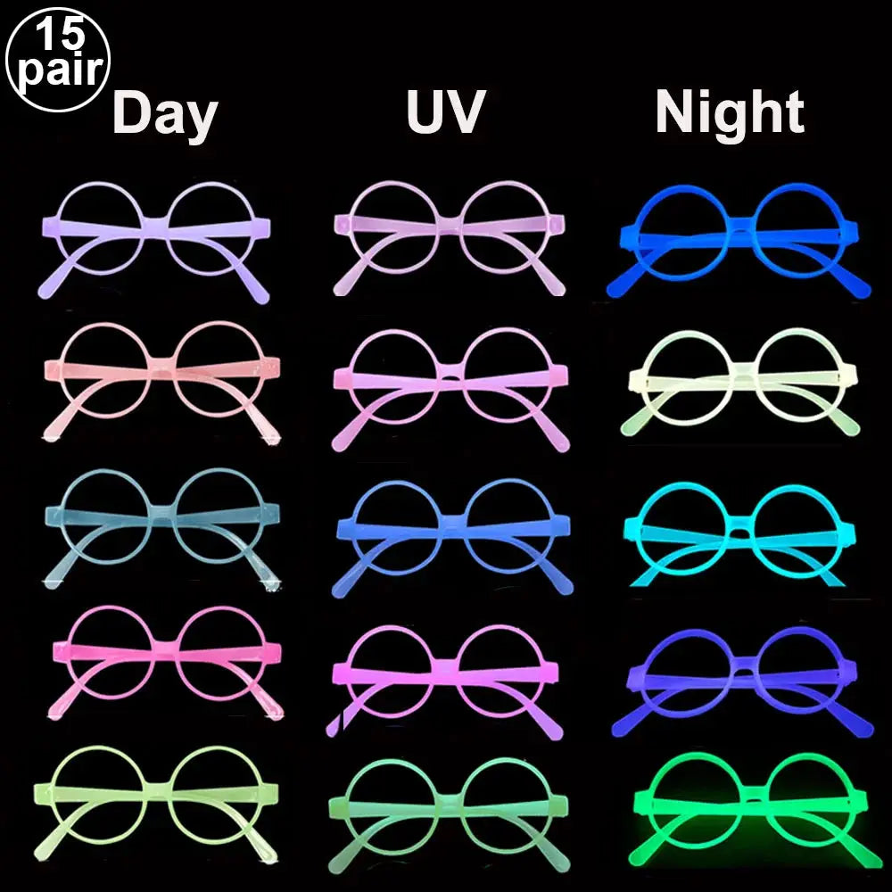Neon UV Glow Party Hats Blacklight Fluorescent Hats For Adults And Kids Multi Pack 6 12 24 30 Pieces