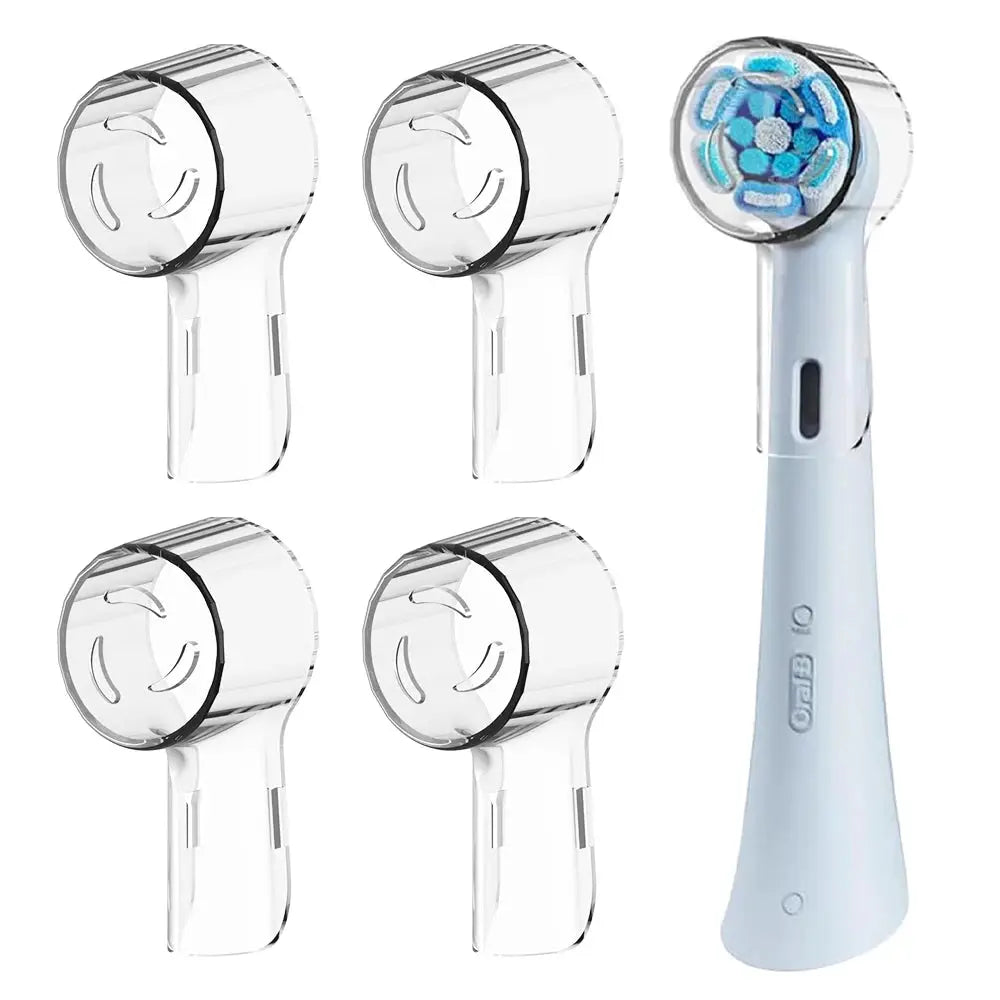 CleanGuard Dustproof Caps For Braun Oral B Io Series Electric Toothbrush Heads Protects From Dust And Germs