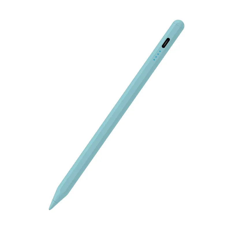 Universal stylus pen in light blue for tablets and smartphones