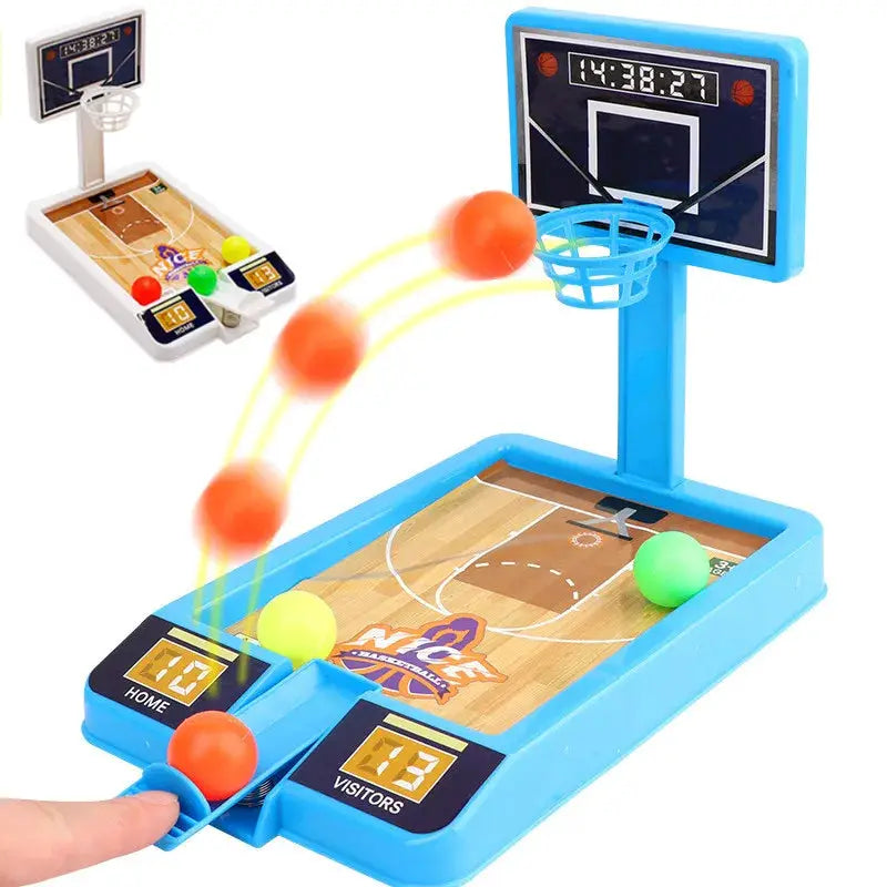 Mini Finger Basketball Shooting Machine Desktop Party Game For Kids And Adults Tabletop Interactive Sports Toy