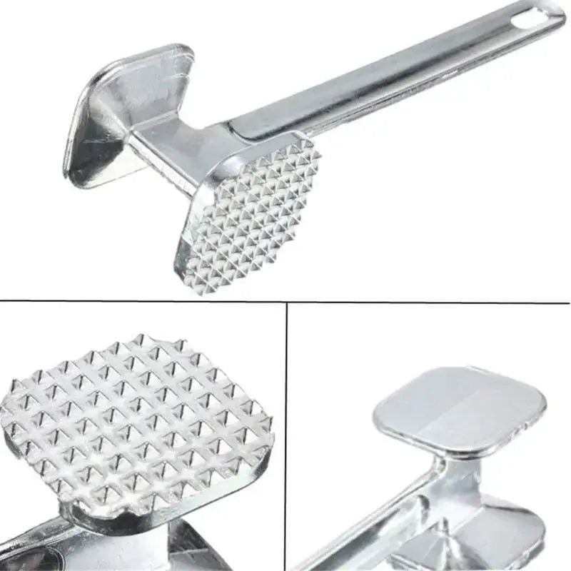 PrimeZinc Meat Tenderizer Hammer Mallet Zinc Alloy Eco Friendly Kitchen Tool For Beef Chicken Pork