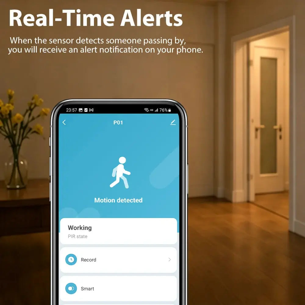 Simples Market Tuya WiFi Zigbee PIR motion sensor for home safety with SmartLife and Alexa