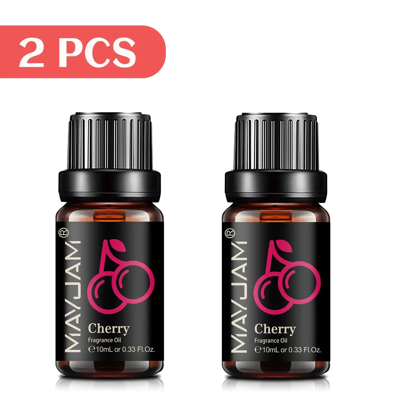 MAYJAM Fruit Essential Oil 10ml Assorted Fruit Fragrance for Diffuser Candle Cherry Banana Papaya Grape Litchi Guava Kiwifruit Pear