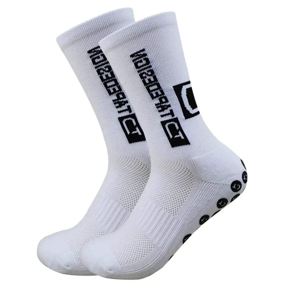 Mens Non Slip Soccer Socks With Non Skid Grip For Football Basketball Cycling And Training Performance