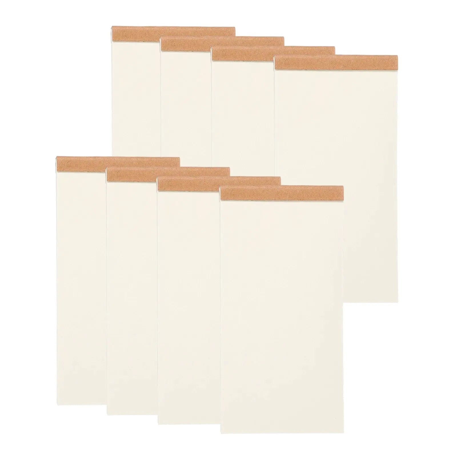 Simples Market cork-top portable field notes notepads, 9-pack, 50 sheets each, cream pocket memo books