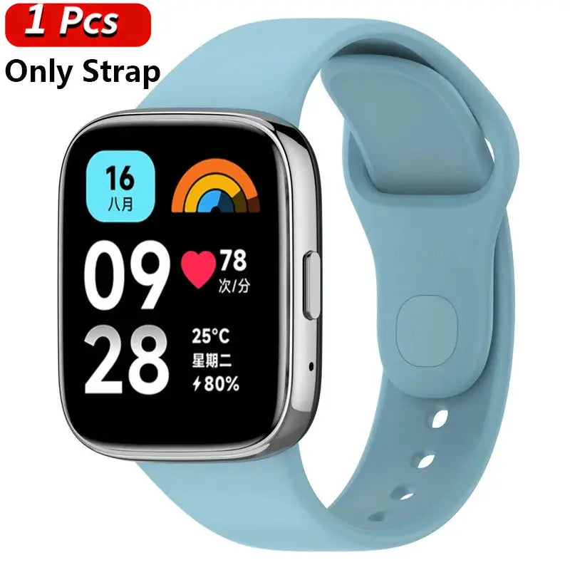 Silicone Strap+Case for Xiaomi Redmi Watch 3 Active band smartwatch Accessories Sport Bracelet For Redmi watch3 Active/Lite 2030