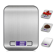 PrimeChef Portable Kitchen Scale 5kg 1g High Precision Digital Scale With Stainless Steel Surface And LCD Backlit