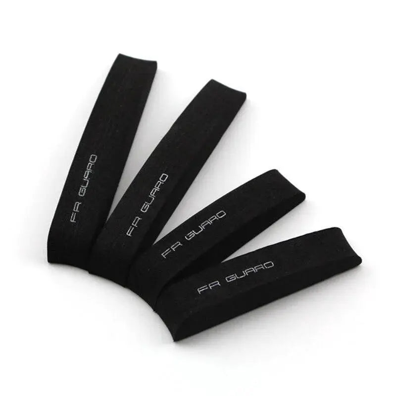 4 Piece Car Door Protector Guard Strips Rubber Bumper Stickers Auto Door Edge Protection Scratch Guard