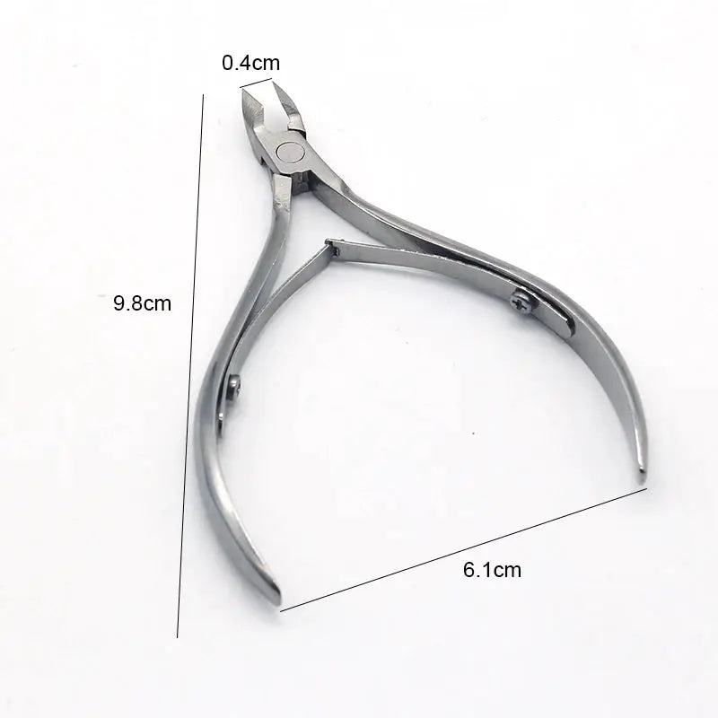 PrimeCare Cuticle Cutter Set Stainless Steel Nail Manicure Tools for Precise Cuts and Pedicure Comfort