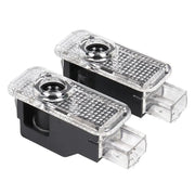 Simples Market LED car door interior welcome light modules, clear lenses, 2-pack for Audi models