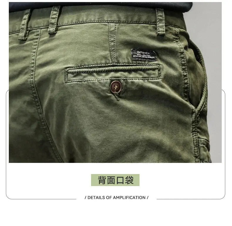 CAAYU gray cargo joggers by Simples Market with multiple pockets and back pocket detail