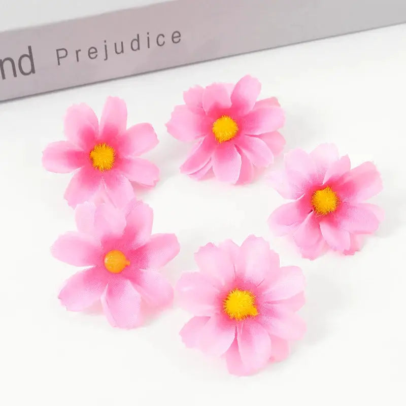 Silk Artificial Flowers 30 Or 50 Pcs Set For Home Decor Party Wedding Decoration Floral Design Craft Supplies