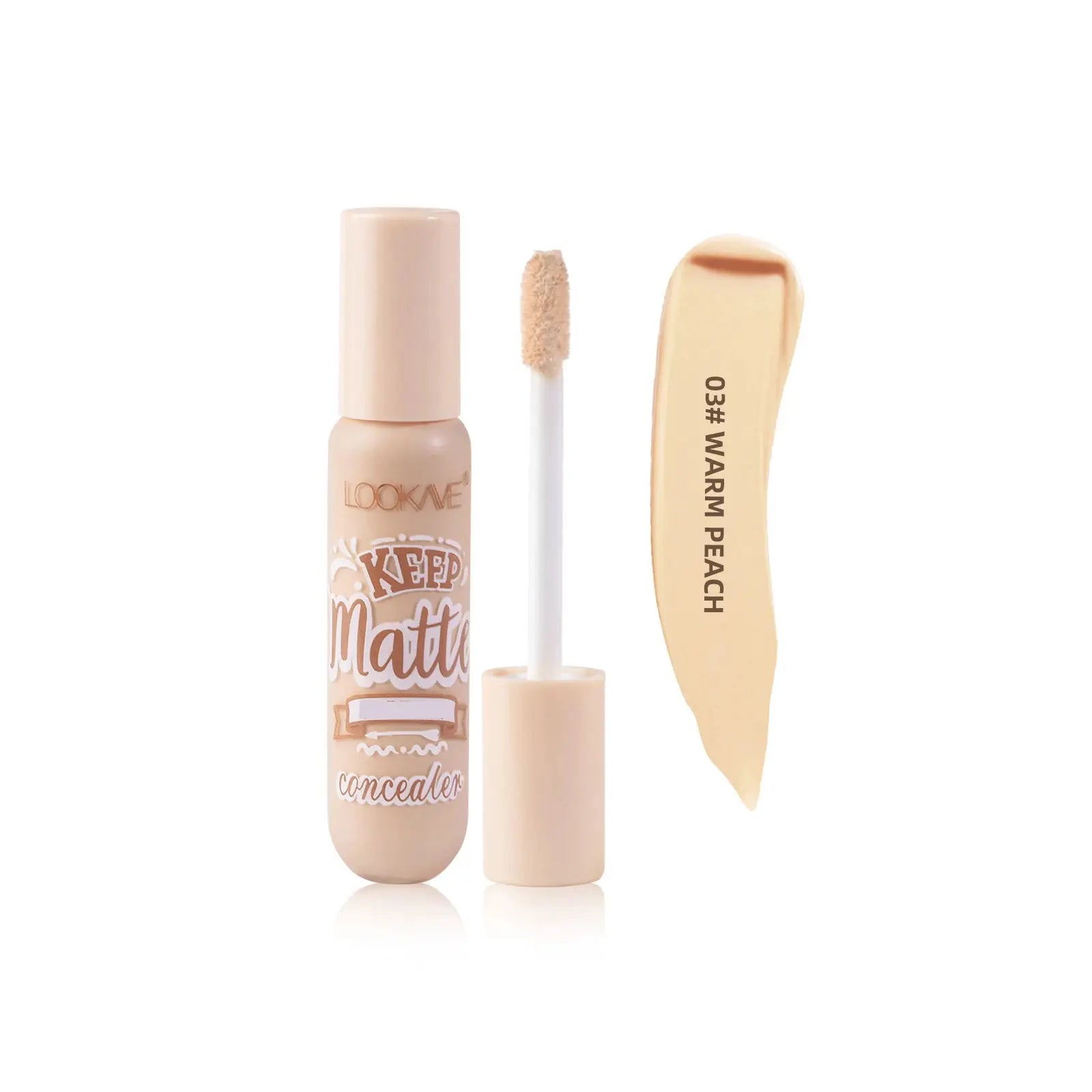 Liquid Concealer Stick Foundation 6 Color Moisturizing Full Coverage for Acne and Dark Circles Natural Matte Makeup