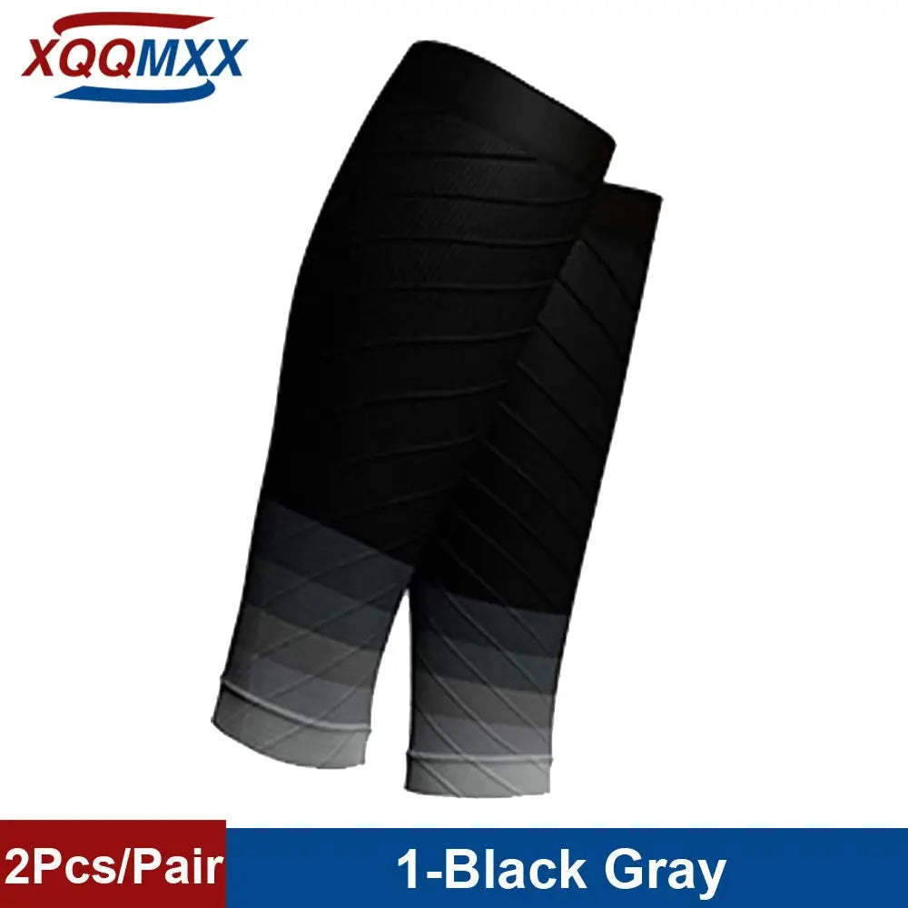 Compression Calf Sleeves For Men And Women 20 To 30 MmHg Footless Shin Splint Relief For Running Cycling