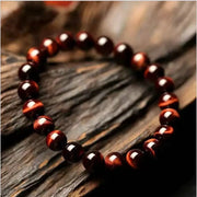 Obsidian Bracelet For Men And Women Unisex Couple Personalized Beads Tiger Eye Volcanic Stone Elastic Bracelet