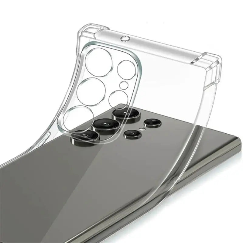 CrystalShield Clear Case For Samsung Galaxy S24 S23 S22 S21 Plus Ultra Shockproof Transparent Protection
