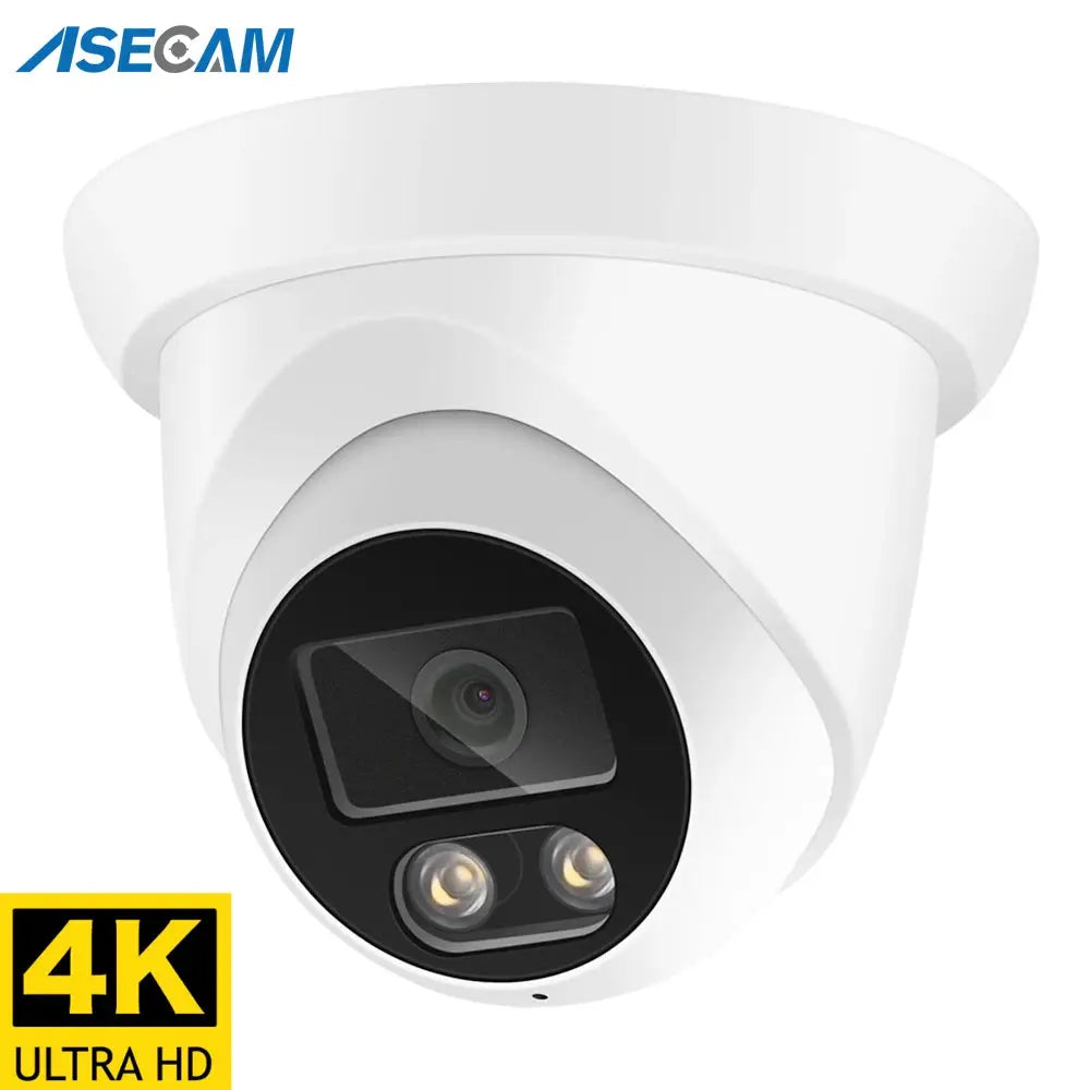 ISECAM ASECAM 4K IP outdoor dome camera with 2.8mm wide-angle lens and AI humanoid detection