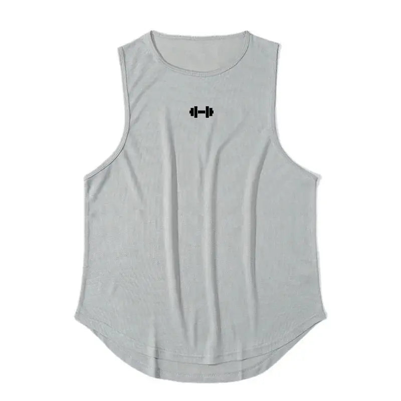 Summer Mens Running Vest Quick Dry Loose Fit Sleeveless Tank Top For Gym Running Basketball And Bodybuilding