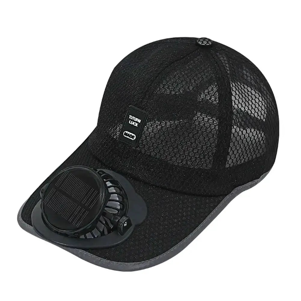 Breathable Sun Hat With Solar Powered Fan Usb Charging Outdoor Sun Protection Sunshade Baseball Cap