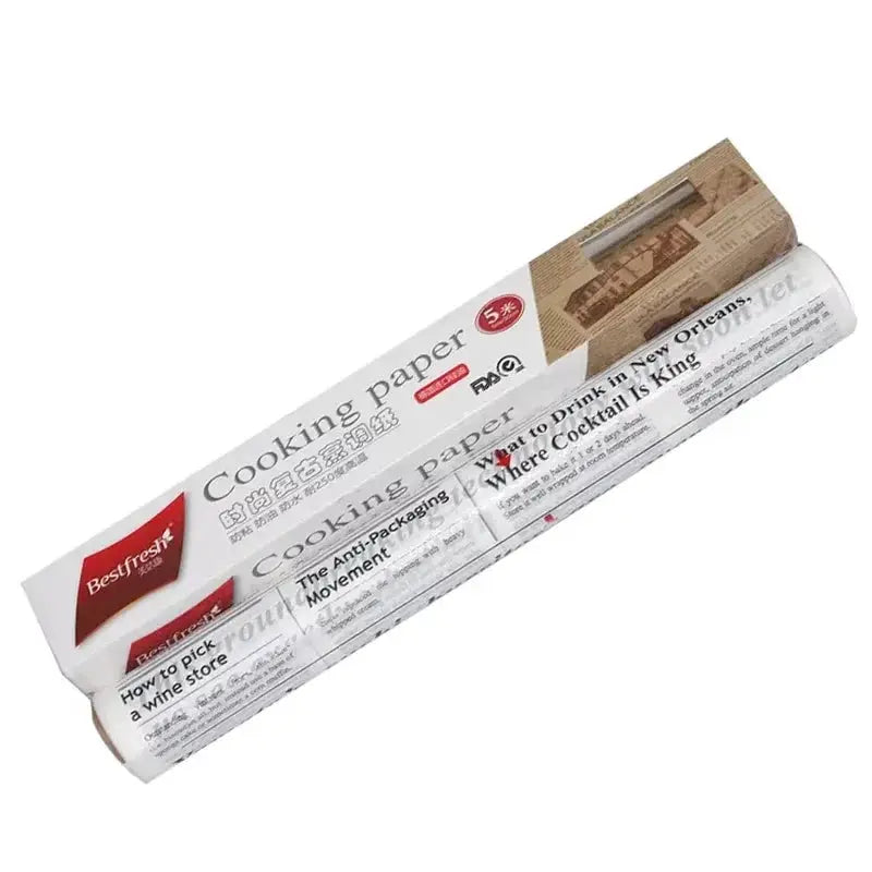 Retro English Newspaper Greaseproof Paper Wrappers for Baking and Food Service for Sandwiches Burgers Fries Cookies