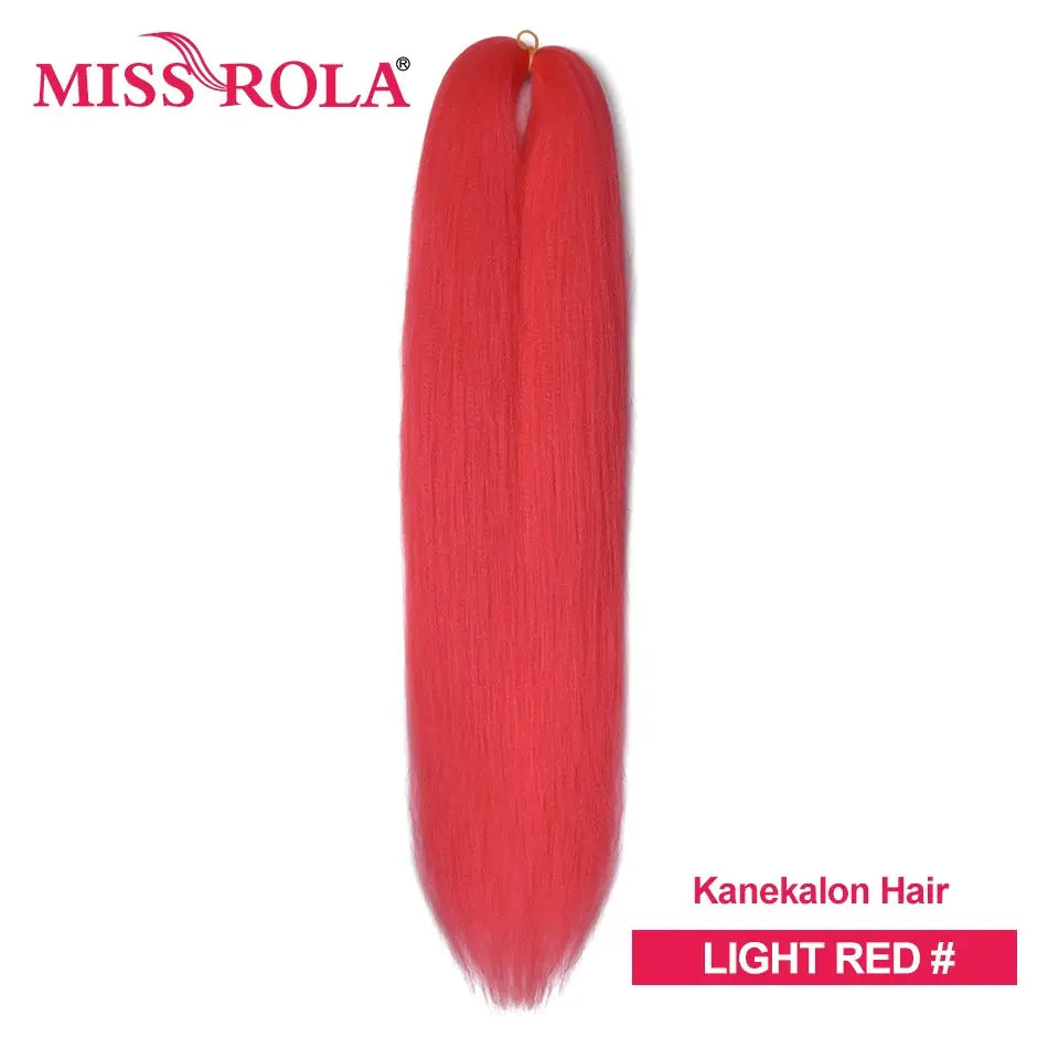 Miss Rola Kanekalon EZ Twist jumbo braiding hair in light red, synthetic hair extension